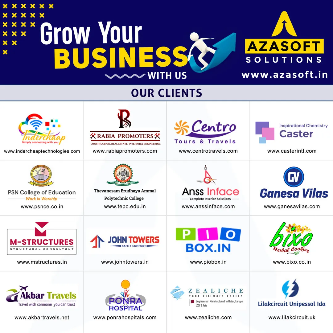 Azasoft - A Premier Digital Marketing Company in Tirunelveli